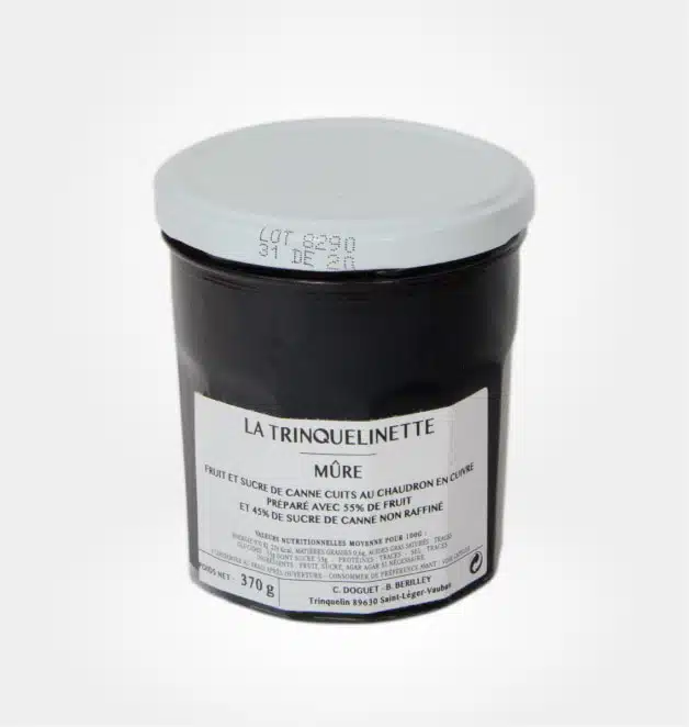 Confiture de mûre La Trinquelinette