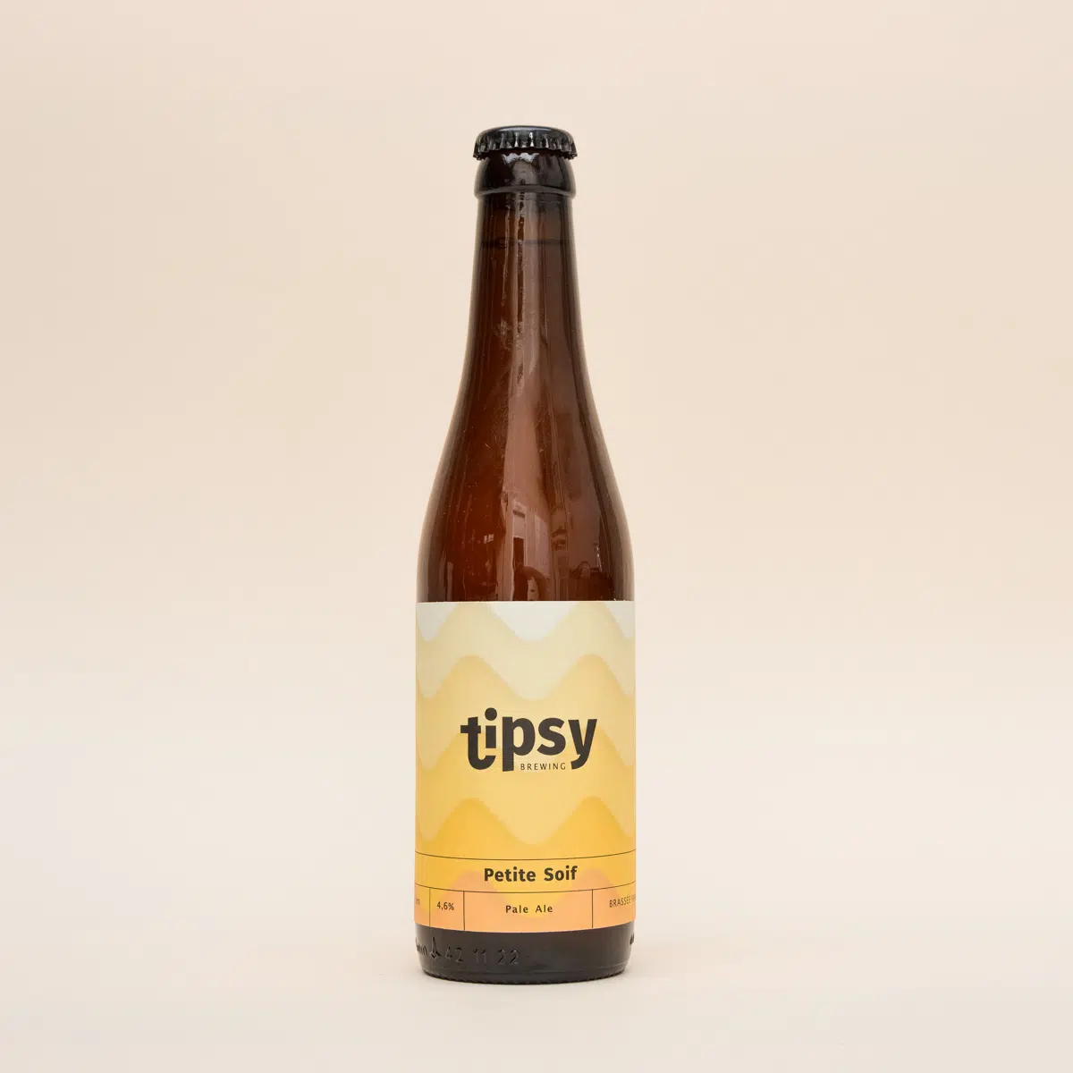 Petite bouteille de bière Pale Ale de la brasserie Tipsy