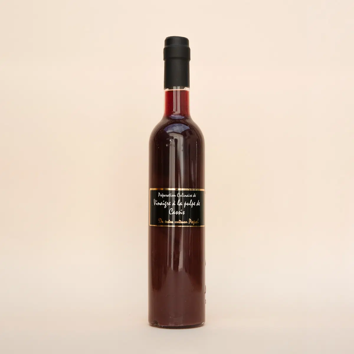 Vinaigre à la pulpe de cassis de l'Artisan popol