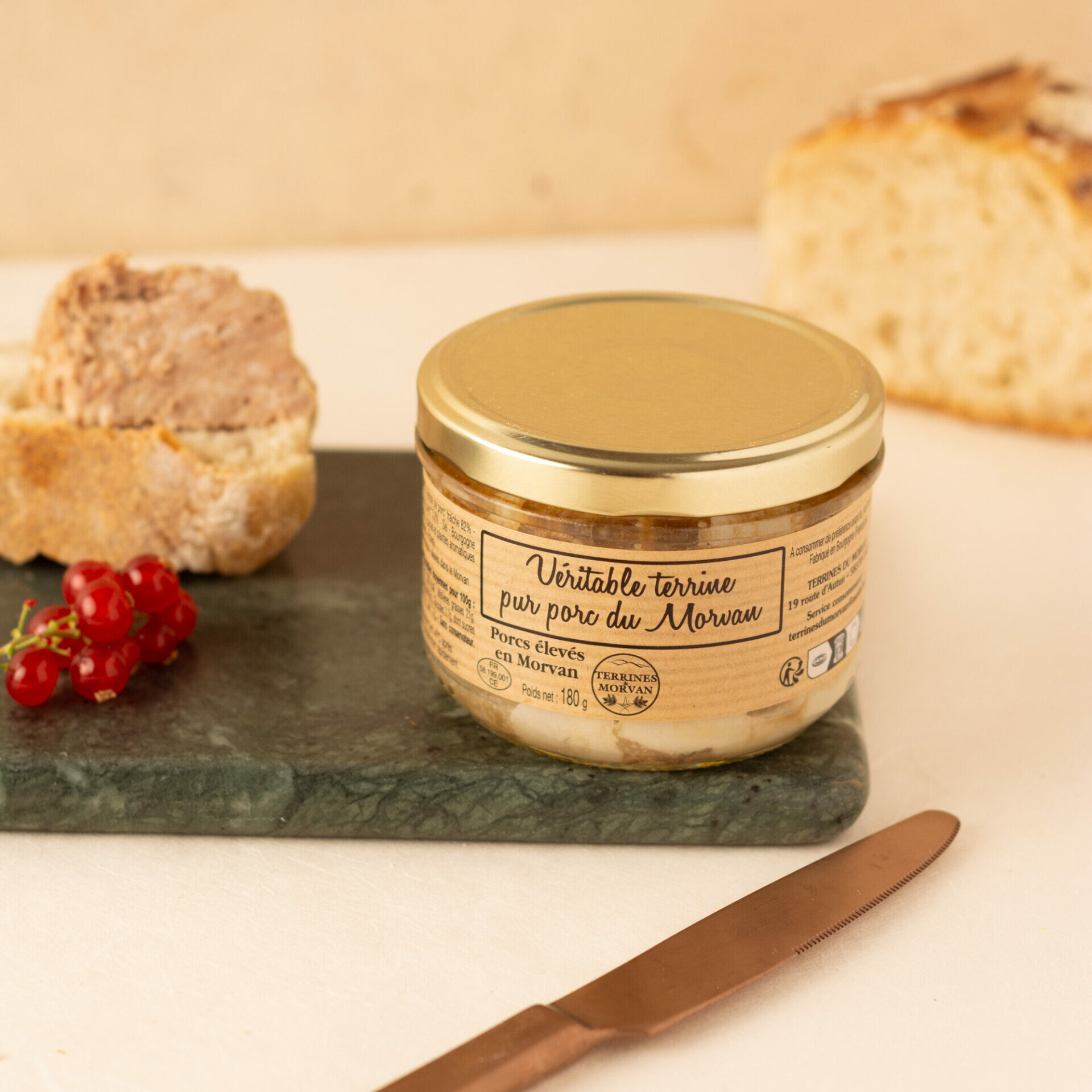 Véritable terrine pur porc du Morvan